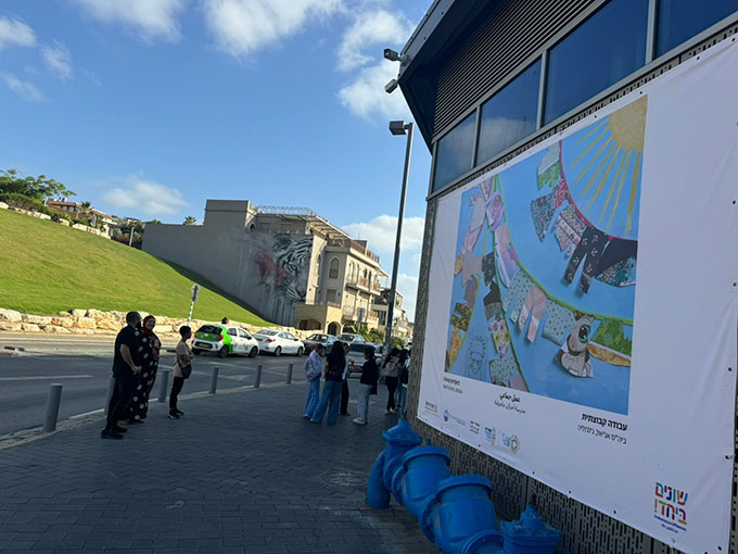 فوز لوحات فنيّة طلابية من مدرسة أجيال في معرض الفنون- يافا